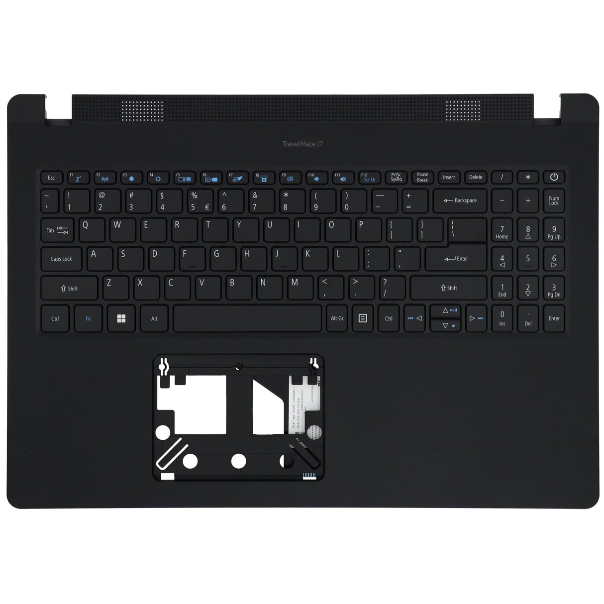 Acer notebook klávesnice qwerty us + top cover, BL - černá