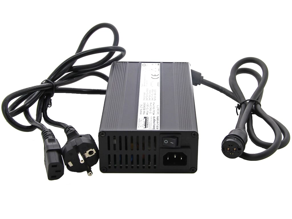 BMZ battery charger Li-ion 54.6V 4A Plug Rosenberger