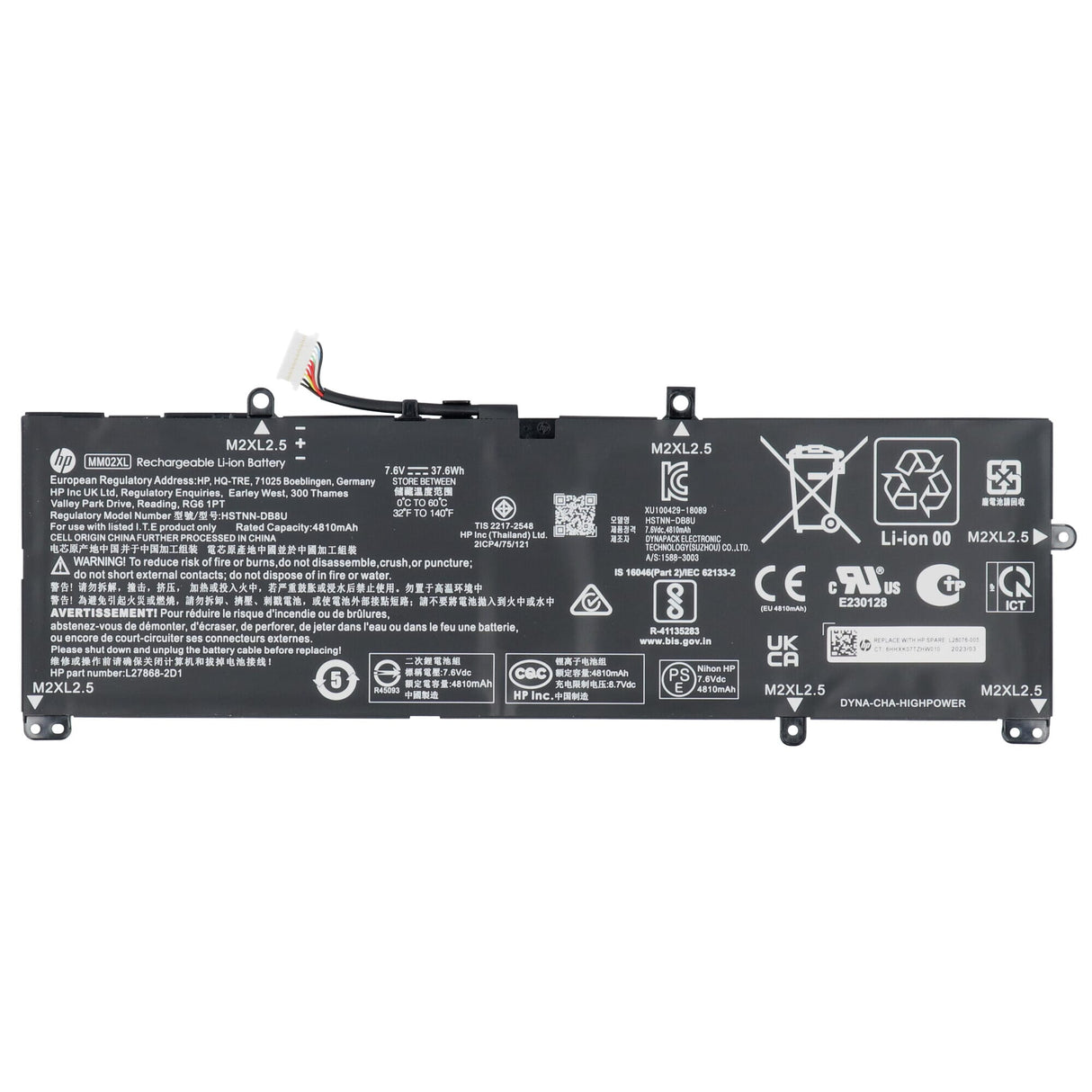 HP notebook baterie 4960 mAh