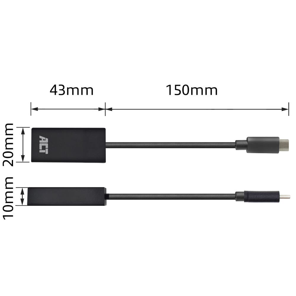 Act usb-c naar hdmi adapter