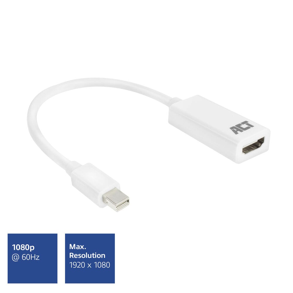 Akt 0,15 meter mini displayport mand til HDMI-en kvinde