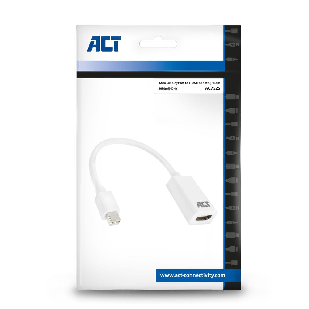 Akt 0,15 meter mini displayport mand til HDMI-en kvinde