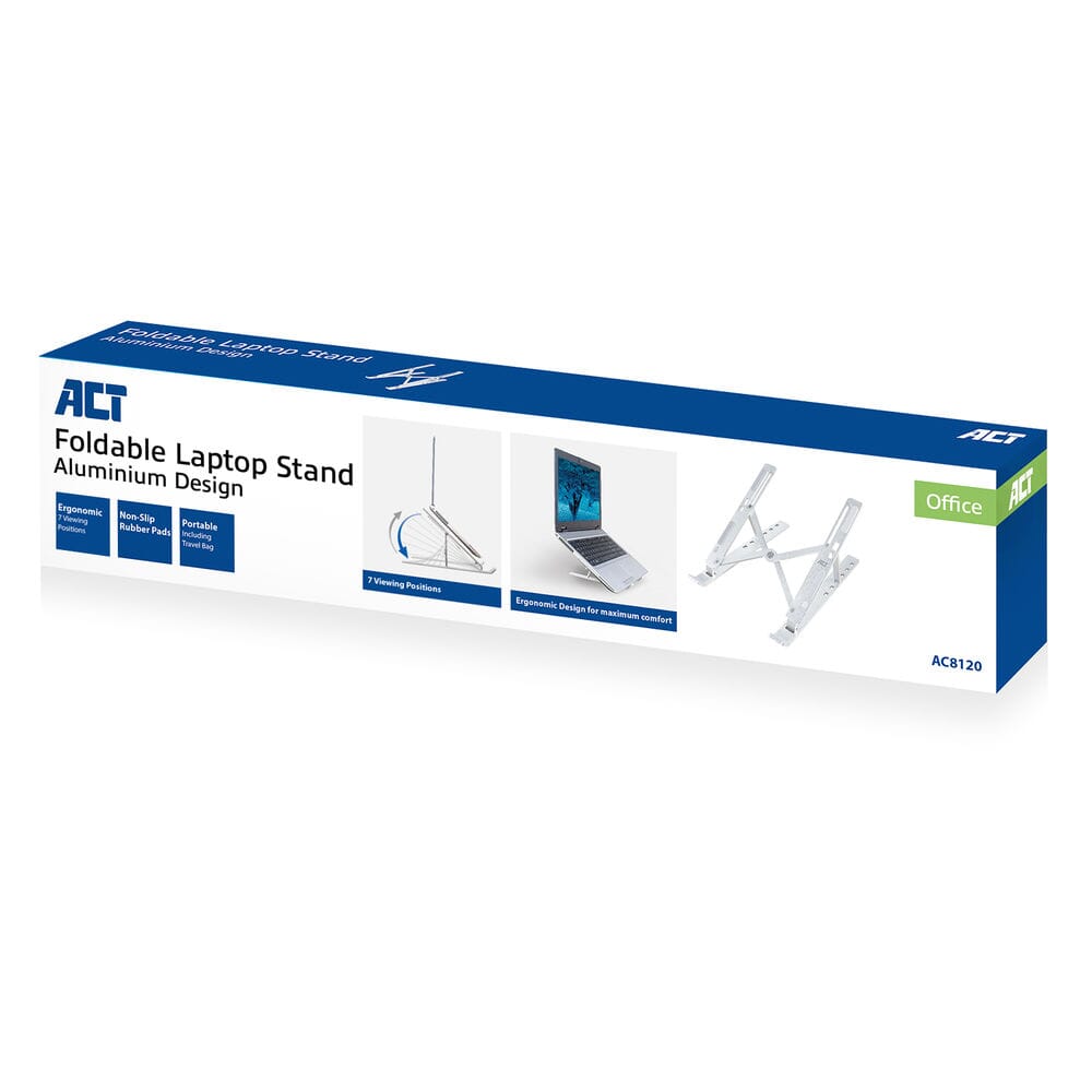 Act Connectivity Laptop Standard Aluminium, faltbar