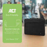 Act Connectivity City Laptop Sleeve 15.6