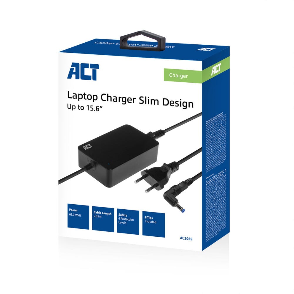 ACT COPE LAPTOoler 65W (for bærbare datamaskiner opp til 15,6 tommer)