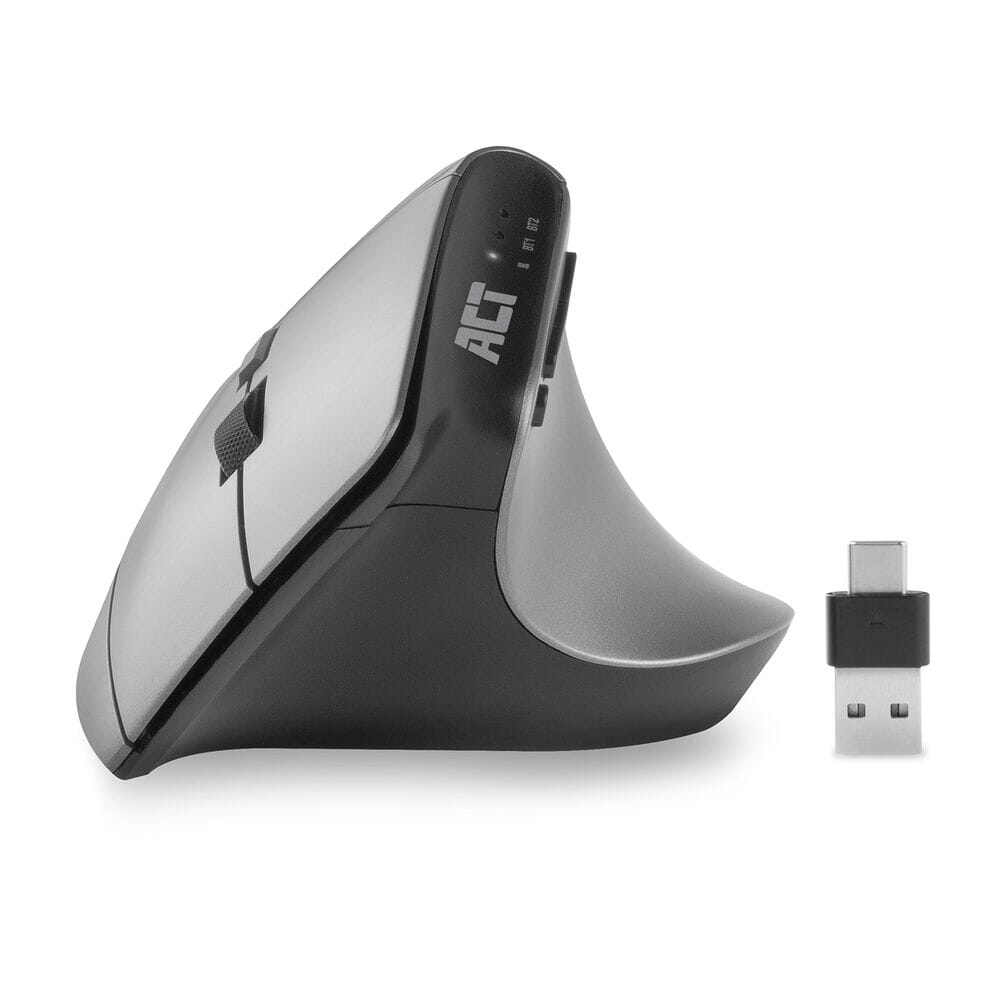 Act Connectivity Wireless ergonomic mouse with Bluetooth and USB-C