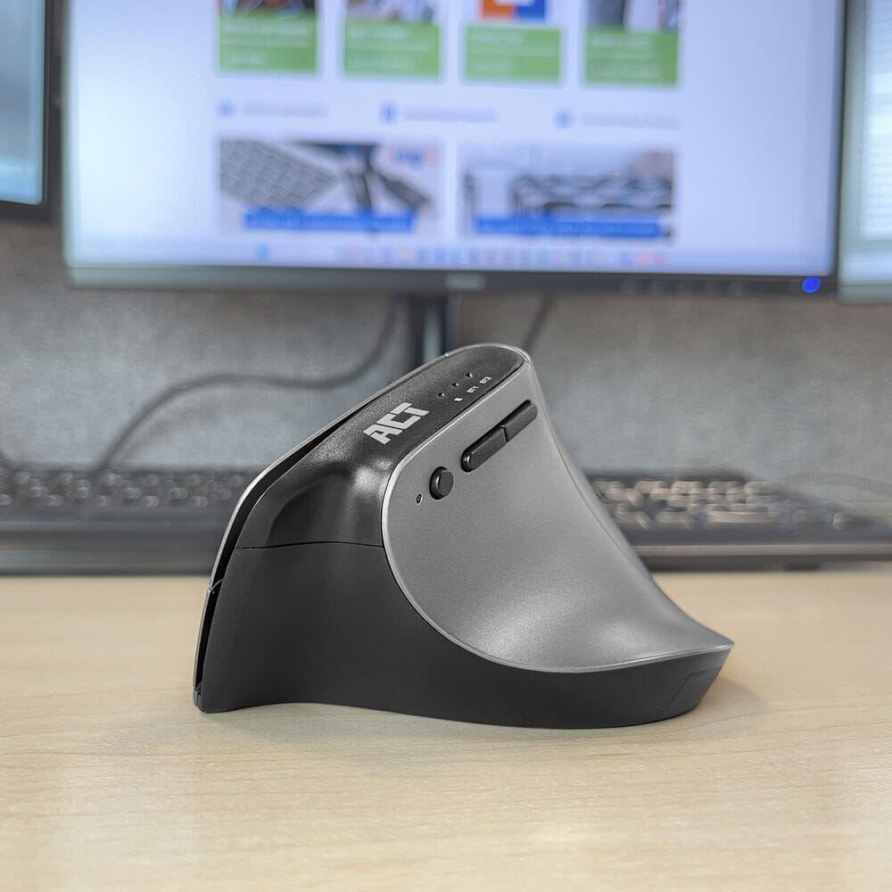 Act Connectivity Wireless ergonomic mouse with Bluetooth and USB-C