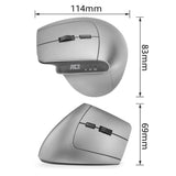 Act Connectivity Wireless ergonomic mouse with Bluetooth and USB-C