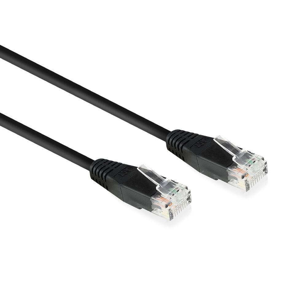 Act black 2.0 meters u utp cat6 patch cable with RJ45 ZIP BAG