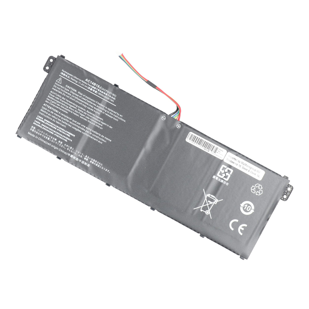 Udskiftning af bærbar batteri 3600mAh