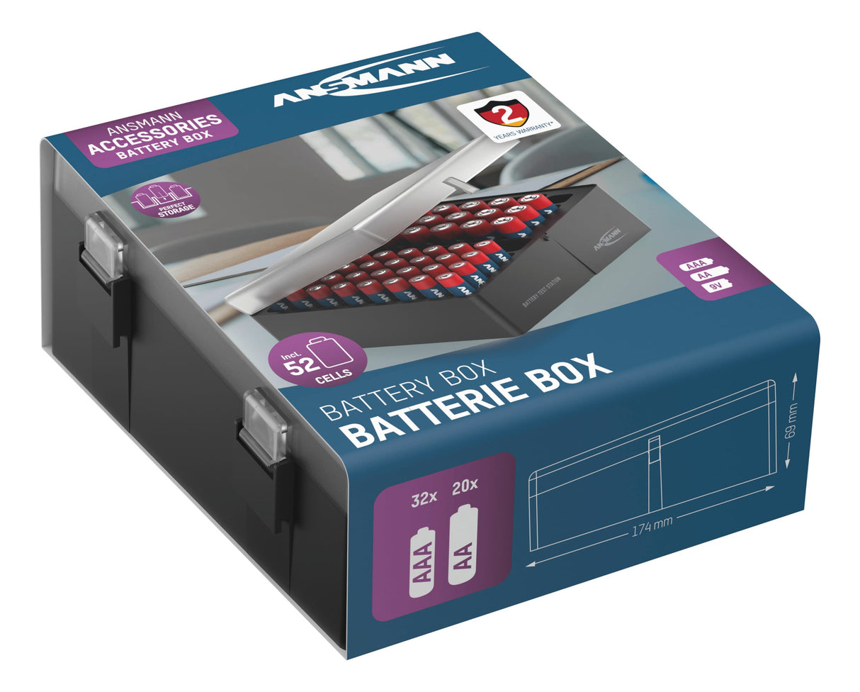 ANSMANN ALKALINE BATERIE AA AA 52 PCS