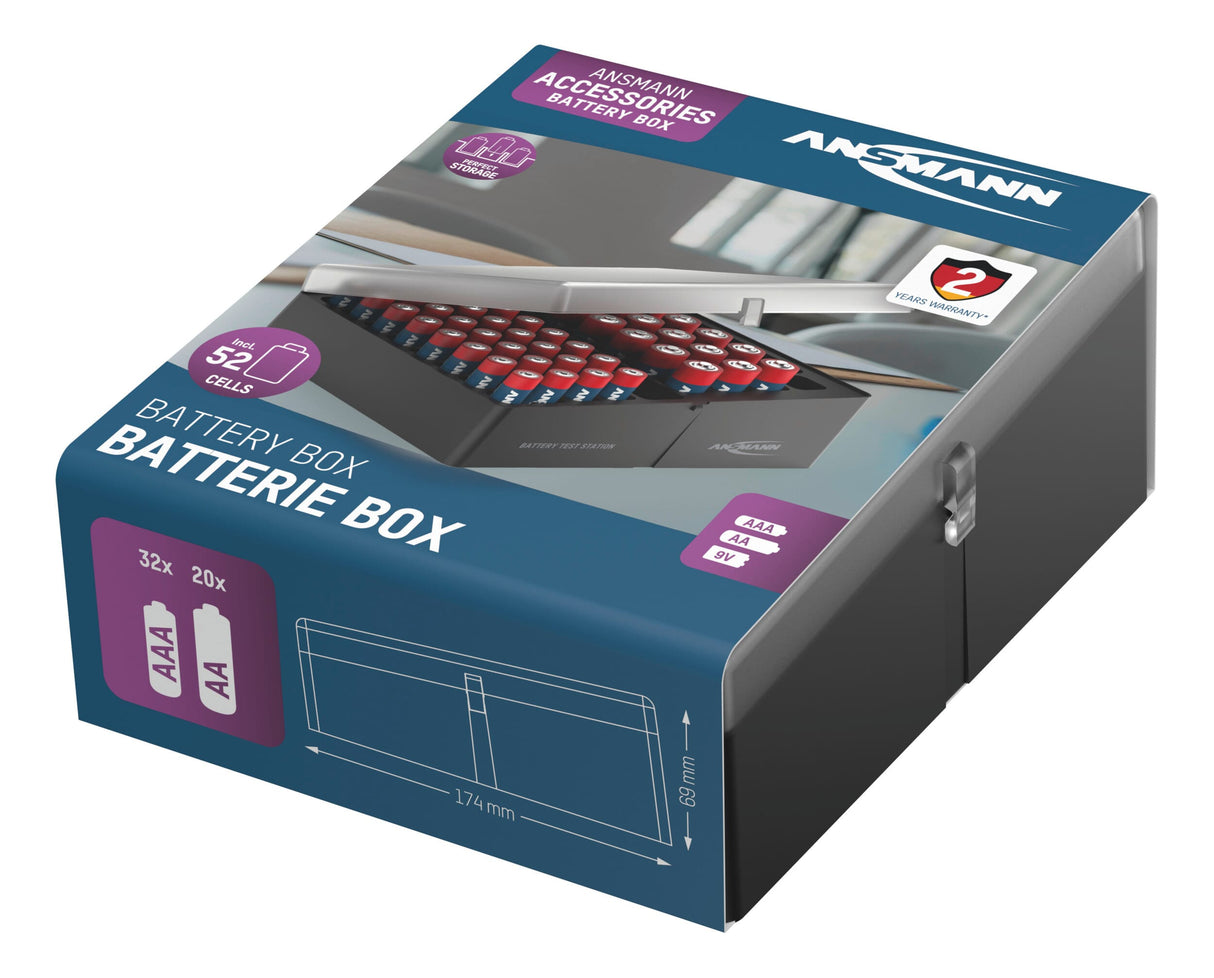 Ansmann Batería alcalina AA AA 52 PCS