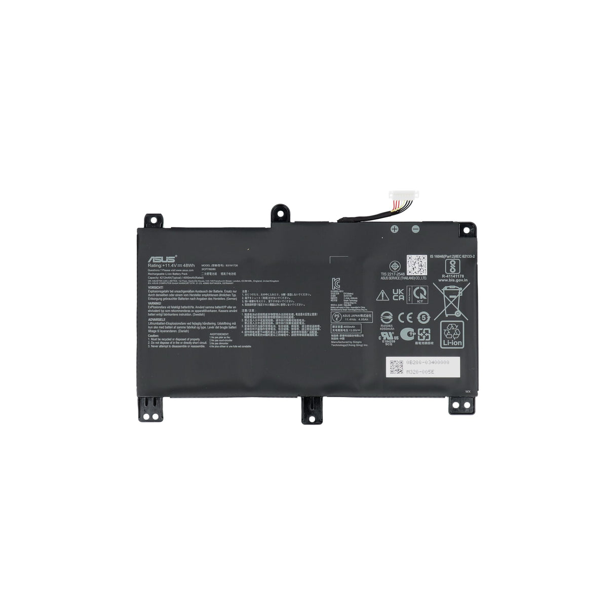 ASUS BATERÍA DE LAPTOP 4200MAH