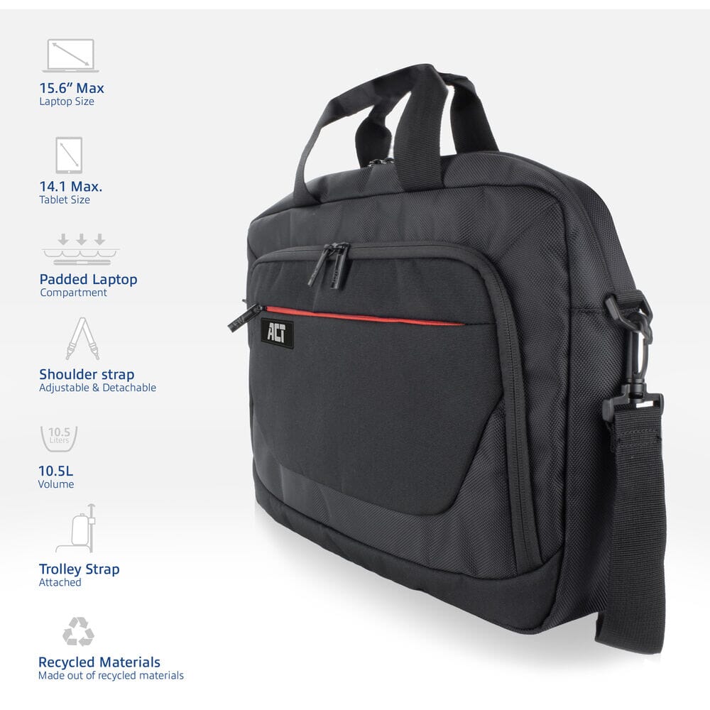 AKTUJTE předměstí ramenní taška pro notebooky až 15,6 palce