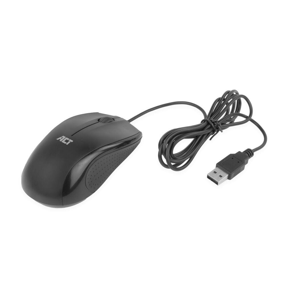 Act Connectivity Wiled Full Size Optical Mouse