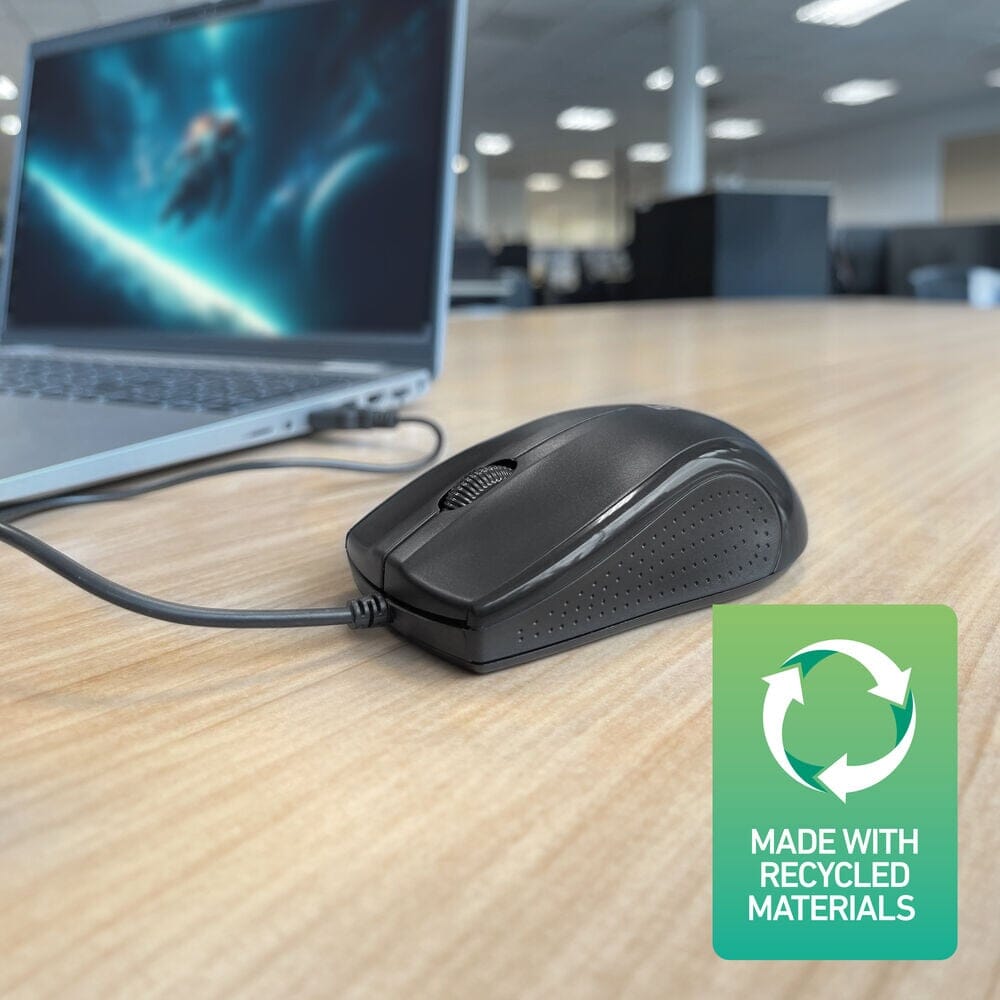 Act Connectivity Wiled Full Size Optical Mouse