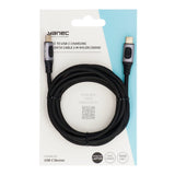 Yanec USB-c zu USB-C Lading an Daten Kabel 2m Nylon (100W)