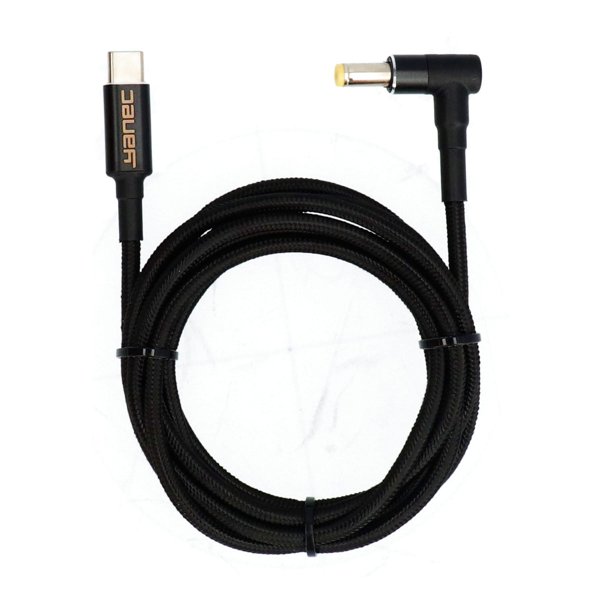 Yanec USB-c bis 5,5 x 1,7 mm Opluedstéierungskabel 1.8m