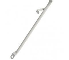 Etukannatin Steco jalka valkoinen