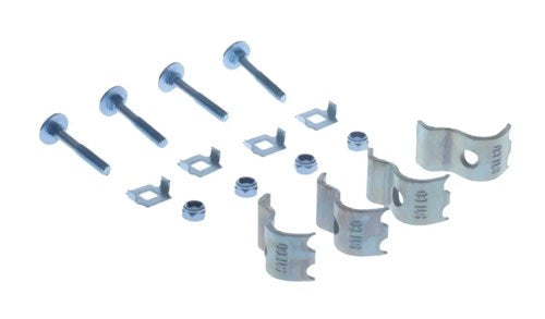 Fasteners set Monkey with luggage rack silver