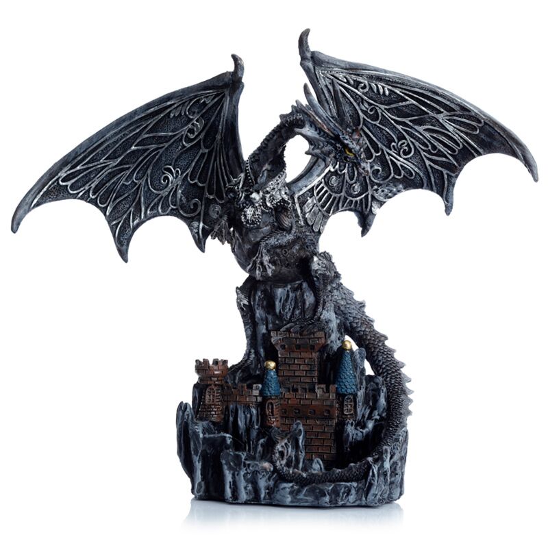 Dark Legends Wings of Magic Silver Castle Wacther Draak