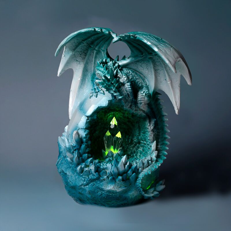 Dark legends led crystal ice cave dragon