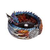 Dark legends circle of fire dragon incense holder