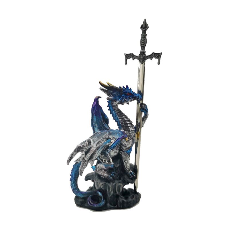 Dark legend protector of the night dragon with sword