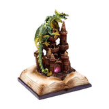 Mroczne legendy prowadziły zaczarowanego bajkowego smoka ziemi