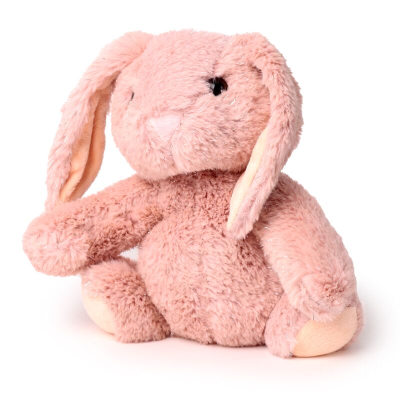 Pink bunny rabbit plush door stopper