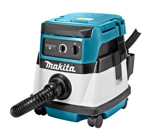 Makita hybride stofzuiger 2x18v 230v naked