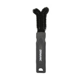 Dynamic two-prong brush