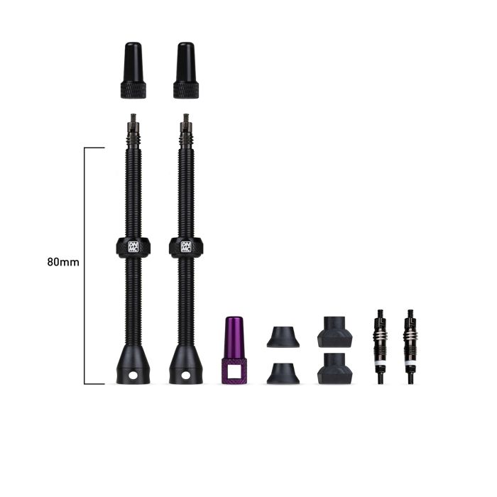 Dynamic bartender tubeless valves 80mm - 1set