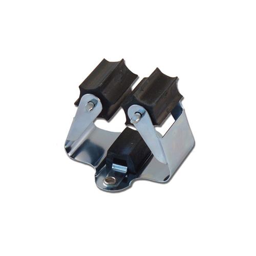 Steelklem prax ø30 zwarte rol voor stelen van 28 tot 38 mm