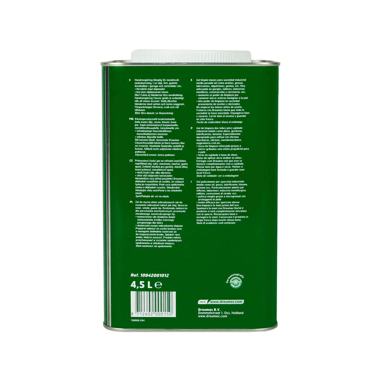 SOAP DREUMEX CAN RED 4.5 LTR CLASICA