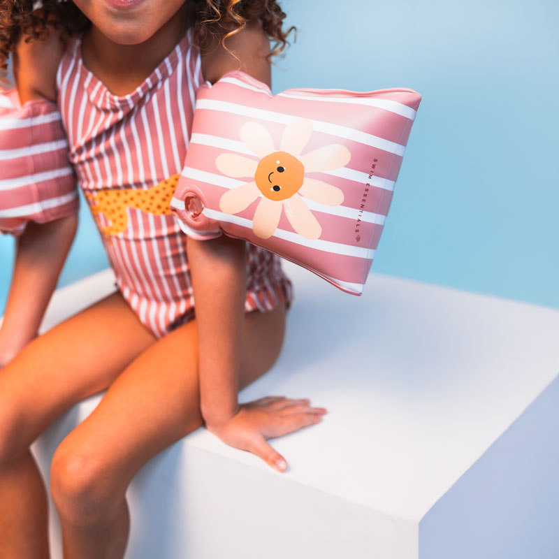Daisy flower | purple armbands 2-6 years