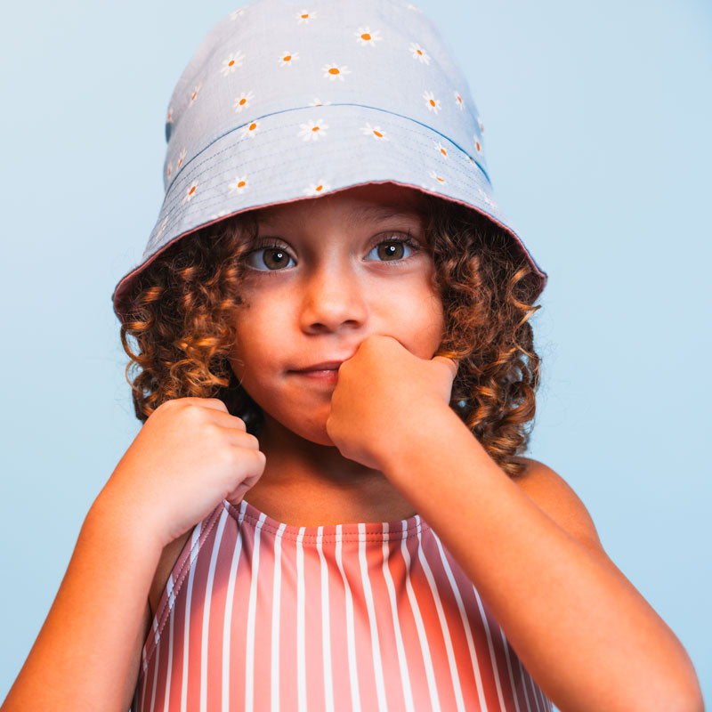 Daisy Flower | Flerfärgad UV -reversibel solhatt