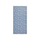 Daisy flower | blue microfiber towel 135 x 65 cm