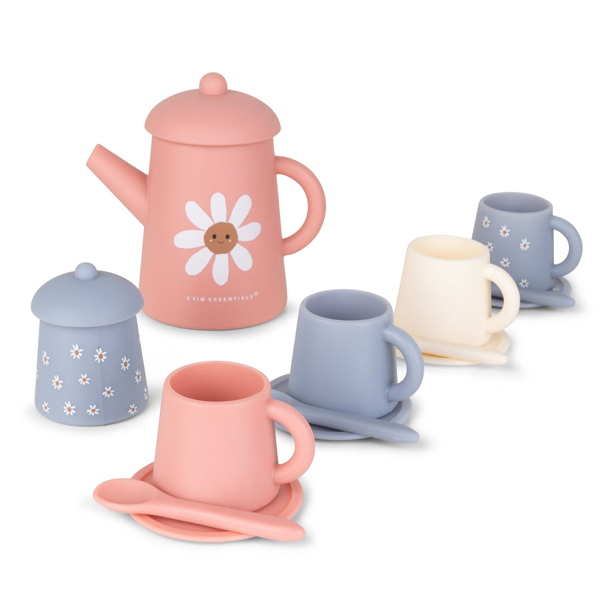 Daisy flower | multicolored tea play set