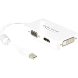 Delock adaptér mini displaypoort na VGA HDMI DVI