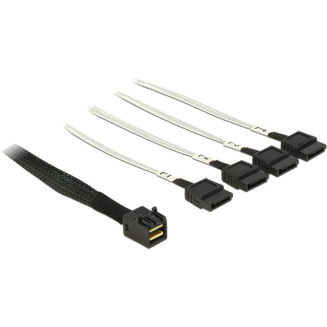 Delock Cable Mini SAS HD SFF-8643> 4 x SATA 7 pin, 0.5m
