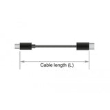 Delock delock kb usb 2.0 bu10pin-st10pi bk 0,1m