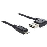 Delock Easy-USB-A 2.0 90 °> Micro-USB-B-B