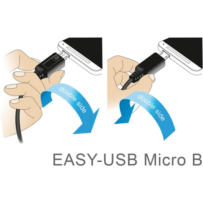 Delock Easy-USB-A 2.0 Male> Easy-USB Micro-USB-B 2.0 Mal