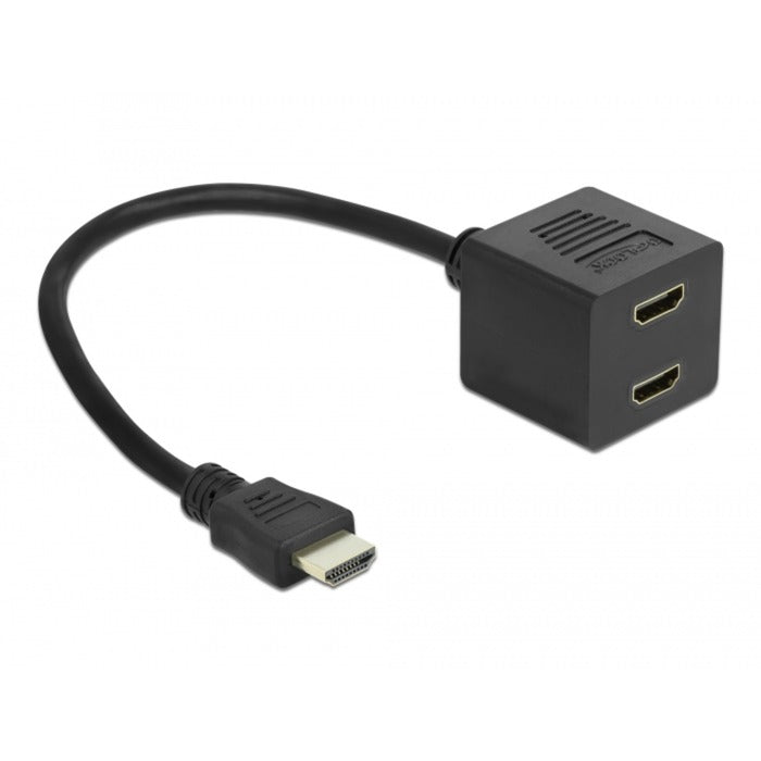 Delock High Speed ​​HDMI Splitter with Ethernet 1x Male to