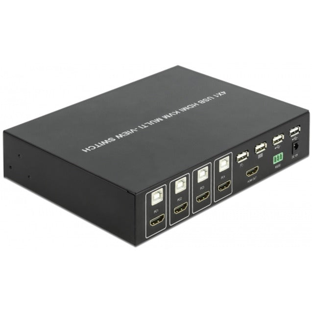 Delock KVM 4-in-1 Multiview Switch 4x HDMI with USB