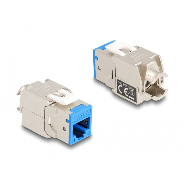 Delock Keystone Module RJ45 Jack to LSA Cat 6a Tolfree