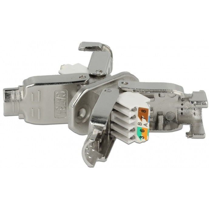 Delock coupling for network cable Cat.6a STP