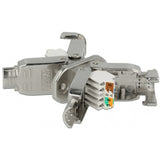 Delock coupling for network cable Cat.6a STP