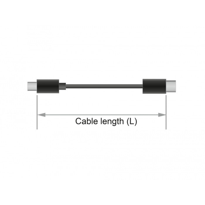 Delock Magnetic USB data and charging cable set for micro